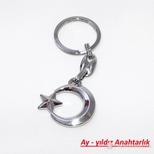 new life promosyon nl Ay-Yıldız Krom Anahtarlık