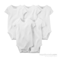 Carter's Bebek 5'Li Beyaz Body-Ss 111A566