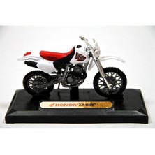 Honda Xr400r 1:18 Diecast Beyaz Motorsiklet (Motormax)