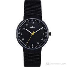 Braun Metal Kayışlı Klasik Kadın Kol Saati Siyah - Bn0031bkbkmhl
