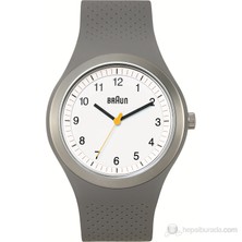 Braun Gri Slikon Kayışlı Spor Kol Saati Beyaz - Bn0111whgyg