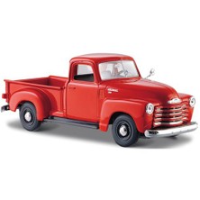 Maisto Chevrolet 3100 Pickup 1950 Diecast Model Araba 1:24 Special Edition Kırmızı