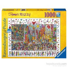 Ravensburger 1000 Parçalı  Puzzle James Rizzi-Times Square-190690