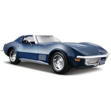 Maisto Chevrolet Corvette 1970 1:24 Model Araba S/E Mavi