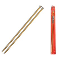 Kartopu 7 Mm 35 Cm Kırmızı Metal Örgü Şişi