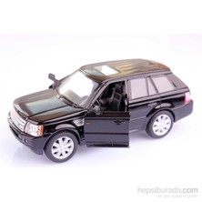 Siyah Range Rover Sport 1/38 Çek Bırak Die-Cast Model Araç