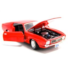 Motormax 1:24 1971 Ford Mustang Sportsroof -Kırmızı Model Araba