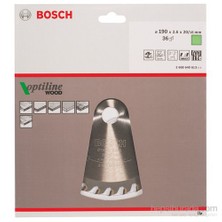 Bosch  - Optiline Serisi Ahşap İçin Daire Testere Bıçağı - 190 X 20/16 X 2,6 Mm, 36 Diş