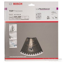 Bosch  - Best Serisi Hassas Kesim Çoklu Malzemeler İçin Daire Testere Bıçağı - 216 X 30 X 2,3 Mm, 64 Diş