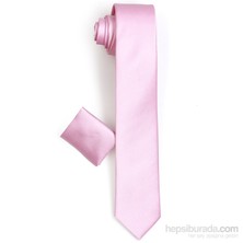Varetta Erkek Pembe Mendilli Kravat