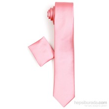 Varetta Erkek Pembe Mendilli Kravat