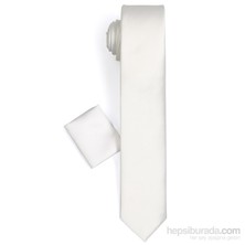 Varetta Erkek Açık Gri Mendilli Kravat