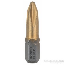 Bosch  - 10'Lu Paket - Max Grip Serisi Vidalama Ucu - Ph 2, 25 Mm