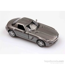 Füme Mercedes-Benz Sls Amg  1/36 Çek Bırak Die-Cast Model Araç