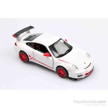 Beyaz 2010 Porsche 911 Gt3 Rs 1/36 Çek Bırak Die-Cast Model Araç