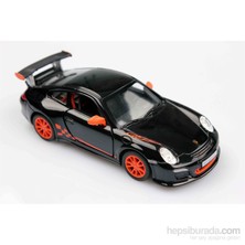 Siyah 2010 Porsche 911 Gt3 Rs 1/36 Çek Bırak Die-Cast Model Araç