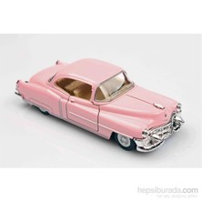 Pembe 1953 Cadillac Series 62  1/43 Çek Bırak Die-Cast Model Araç