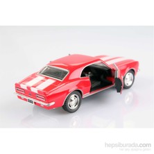 Kırmızı 1967 Camaro Z-28 1/37 Çek Bırak Die-Cast Model Araç