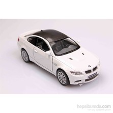 Beyaz 2009 Bmw M3 Coupe 1/36 Çek Bırak Die-Cast Model Araç
