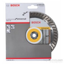 Bosch  - Expert Serisi Tüm Malzemeler İçin Turbo Segman Elmas Kesme Diski  - 150 X 22,23 X 2,5 X 10 Mm