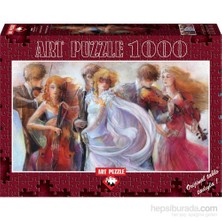 Art Puzzle 1000 Parça Maskeli Balo Özel Panorama Puzzle