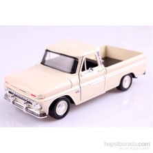 Motomax 1966 Chevy C10 Fleetside Pickup 1/24 Die Cast Model Araç