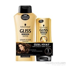 Gliss Ultimate Oil Elixir Şampuan 650 Ml + 200 Ml Saç Kremi Hediyeli