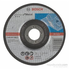 Bosch  - Standard Seri Metal İçin Bombeli Kesme Diski (Taş) - A 30 S Bf, 125 Mm, 22,23 Mm, 2,5 Mm