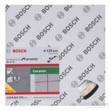 Bosch  - Standard Seri Seramik İçin Elmas Kesme Diski - 9+1 Set - 125 X 22,23 X 1,6 X 7 Mm