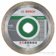 Bosch  - Standard Seri Seramik İçin Elmas Kesme Diski - 9+1 Set - 125 X 22,23 X 1,6 X 7 Mm