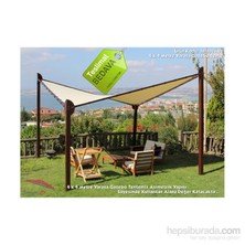 Şemsiye Evi Yarasa Tente 4X4 Metre Gazebo Yerli 10-1001-01