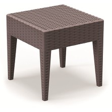 Siesta Rattan/Miami Mini Sehpa - Kahverengi