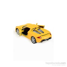 Porsche Carrera Gt Çek Bırak 1/36 Die Cast Model Araç