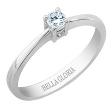 Bella Gloria 14 Ayar 2,47 Gr 0,13 Karat  Tektaş Pırlanta Yüzük (SLTK984)