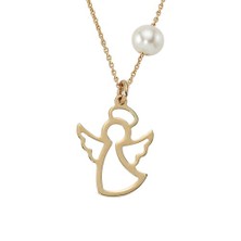 Altınsepeti İncili Melek Altın Kolye As8kl01