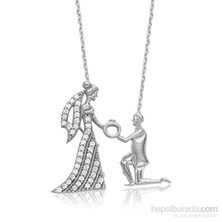 KENPAZAR Tekbir Silver Gümüş Evlilik Teklifi Kolye