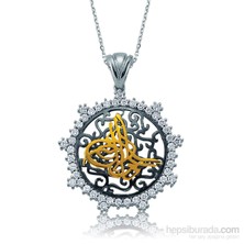 KENPAZAR Bayan Lili Gümüş Tuğra Kolye