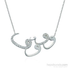 Glorria 925 Ayar Gümüş Vav Kolye