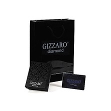 Gizzaro 0.03 Karat 0.60  Karat Mavi Topaz  Pırlanta Sonsuzluk Kalp Kolye Gmy133