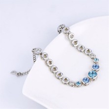 Monemel Mavi Swarovski® Taşlı Bileklik