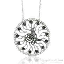 KENPAZAR Bayan Lili Gümüş Tuğra Kolye