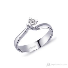 Gizzaro 0,20 Karat Pırlanta Tektaş Yüzük GZT149