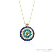 Glorria 14 Ayar Altın Nazar Kolye