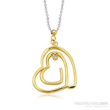 Altınsepeti Pırlantalı Tek Aşk Kolyesi Mf021584