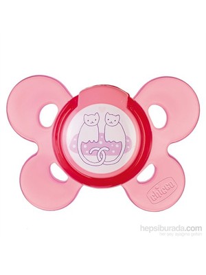 Chicco Physio Comfort Silikon Emzik Kız 0 ay+ Tekli