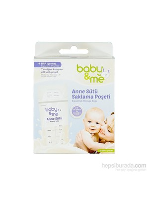 Baby Me Süt Saklama Poşeti 25 Adet