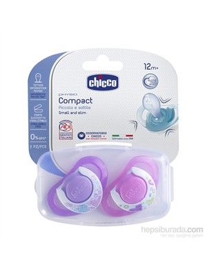 Chicco Physio Compact Silikon Emzk Kız 12 ay+ 2Li