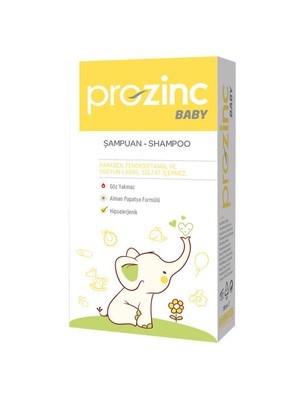 Prozinc Bebek Şampuanı 300 ml - Göz Yakmayan, Papatya Özlü, Doğal ve Bitkisel, Dermatolojik Olarak Test Edilmiş