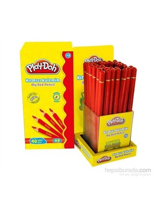 Play-Doh Kırmızı Kalemim 40 Adet Eğlenceli Tasarımlı Yaratıcı Aktivite Seti 3 Yaş ve Üzeri