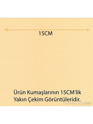 Taç Naturel Polyester Serisi Np-106 Sarı   Stor Perde-150X200